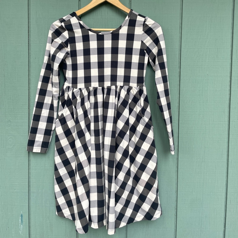 Hanna Andersson Checkered Dress 150cm US Size 12
